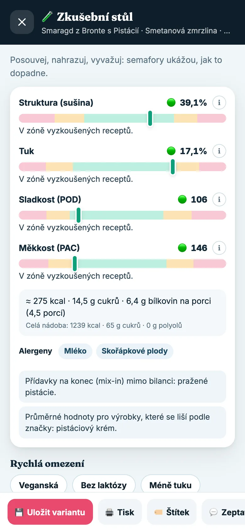 Testovací stůl