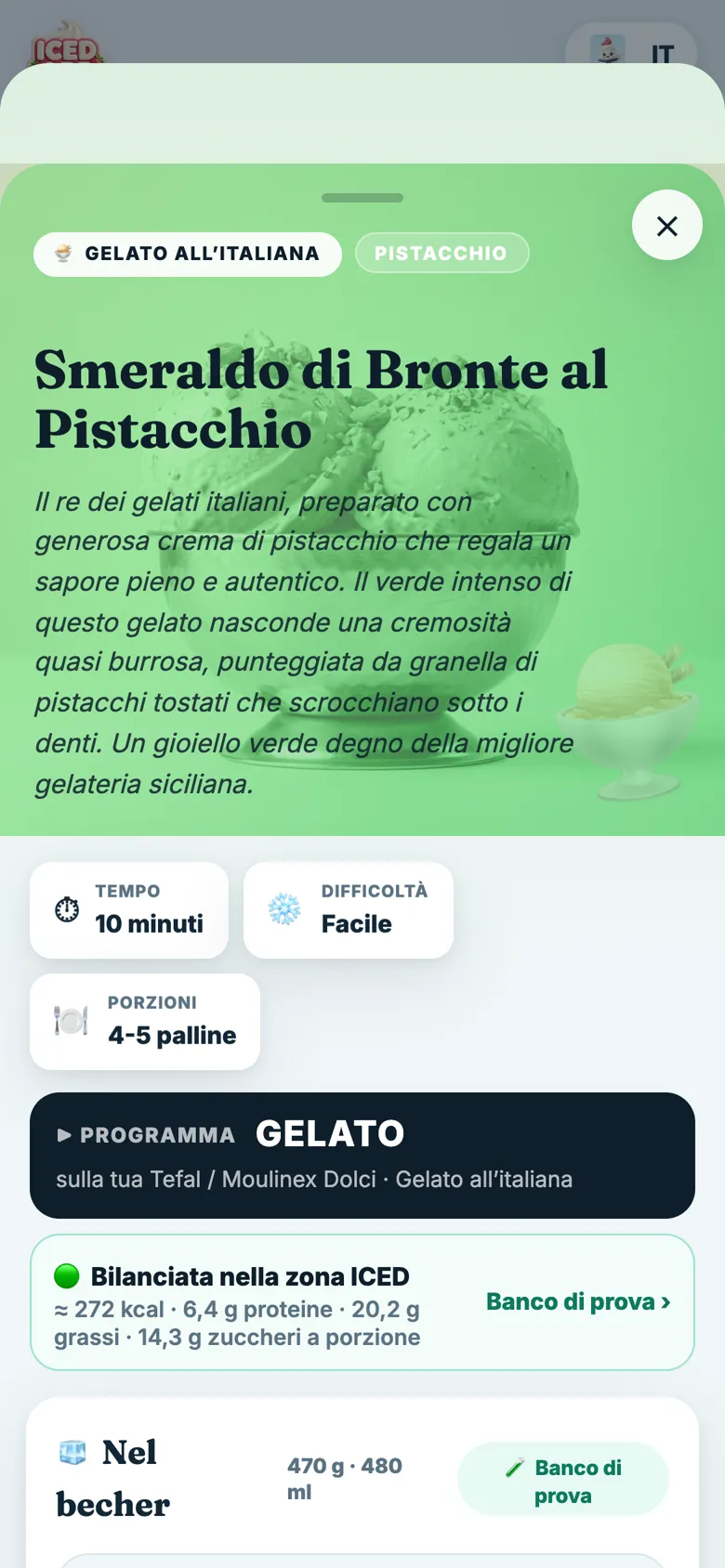 Quale tasto usare sulla Moulinex e Tefal Dolci