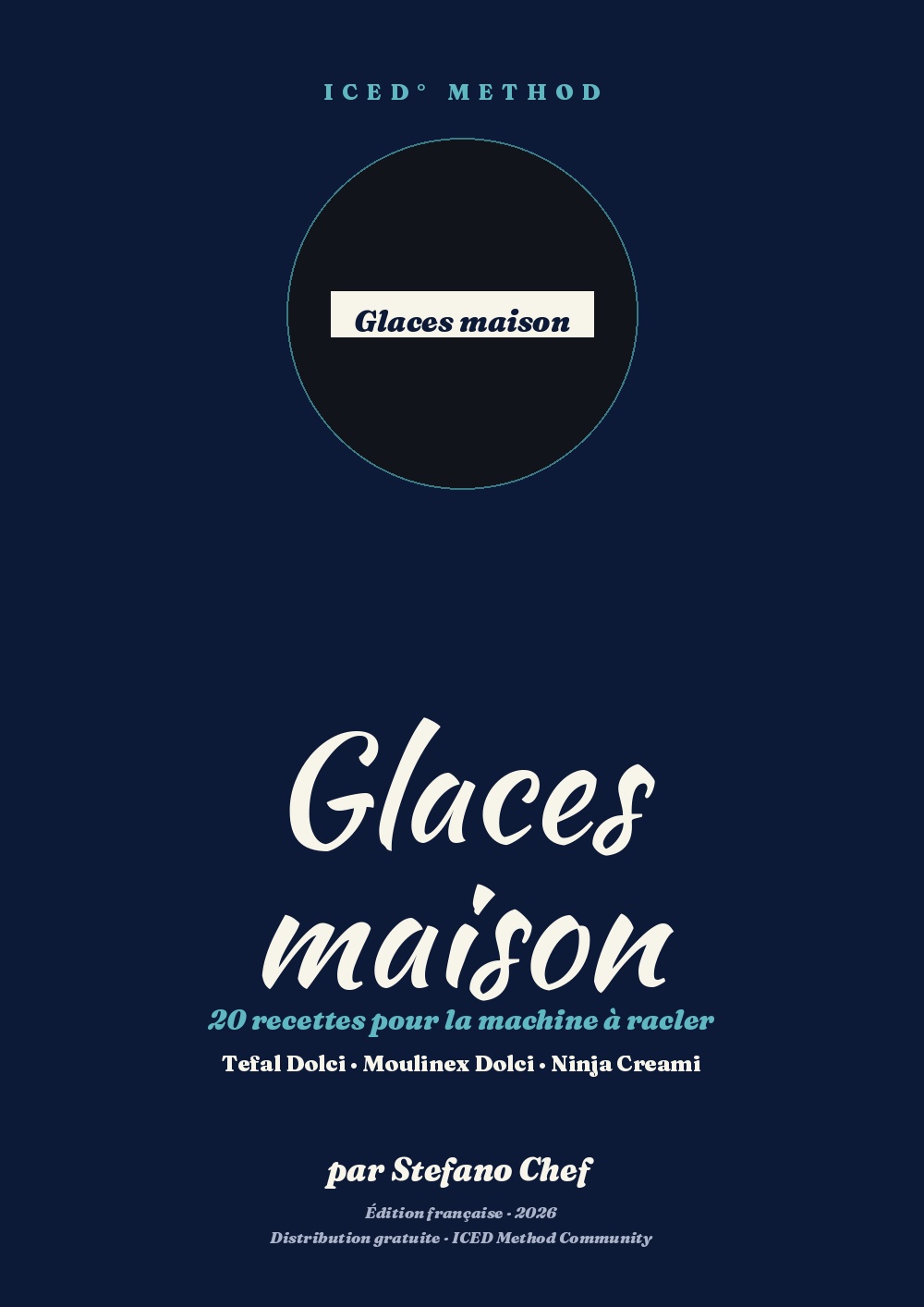 Couverture du livre ICED Method° — 20 recettes