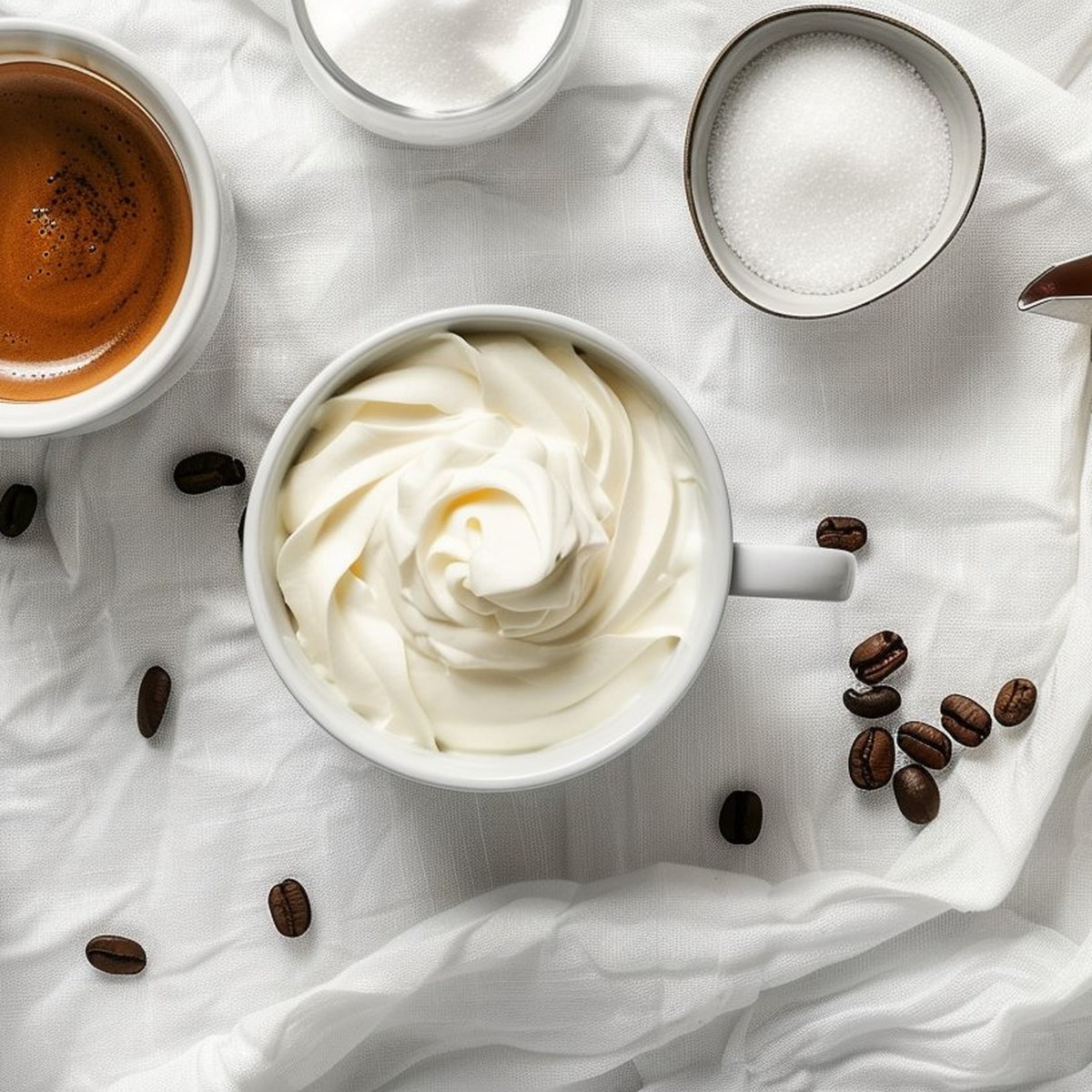 Glace au Café Moka — Ingrédients