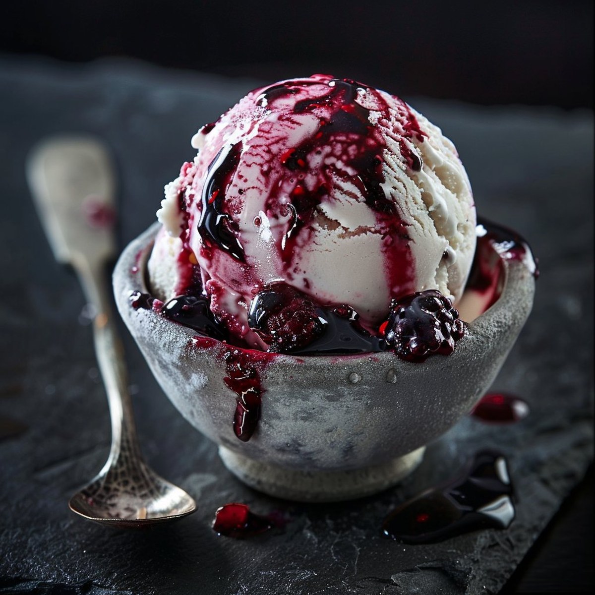 Glace Cheesecake aux Fruits Rouges