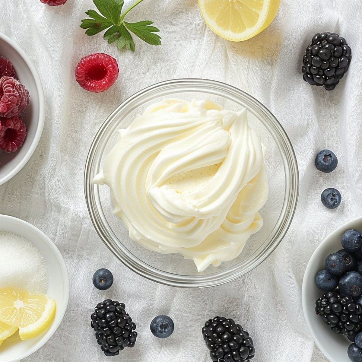 Glace Cheesecake aux Fruits Rouges — Ingrédients
