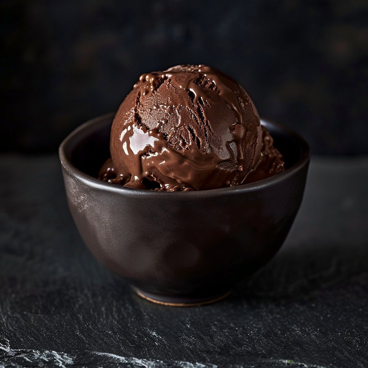 Glace au Chocolat Pudding