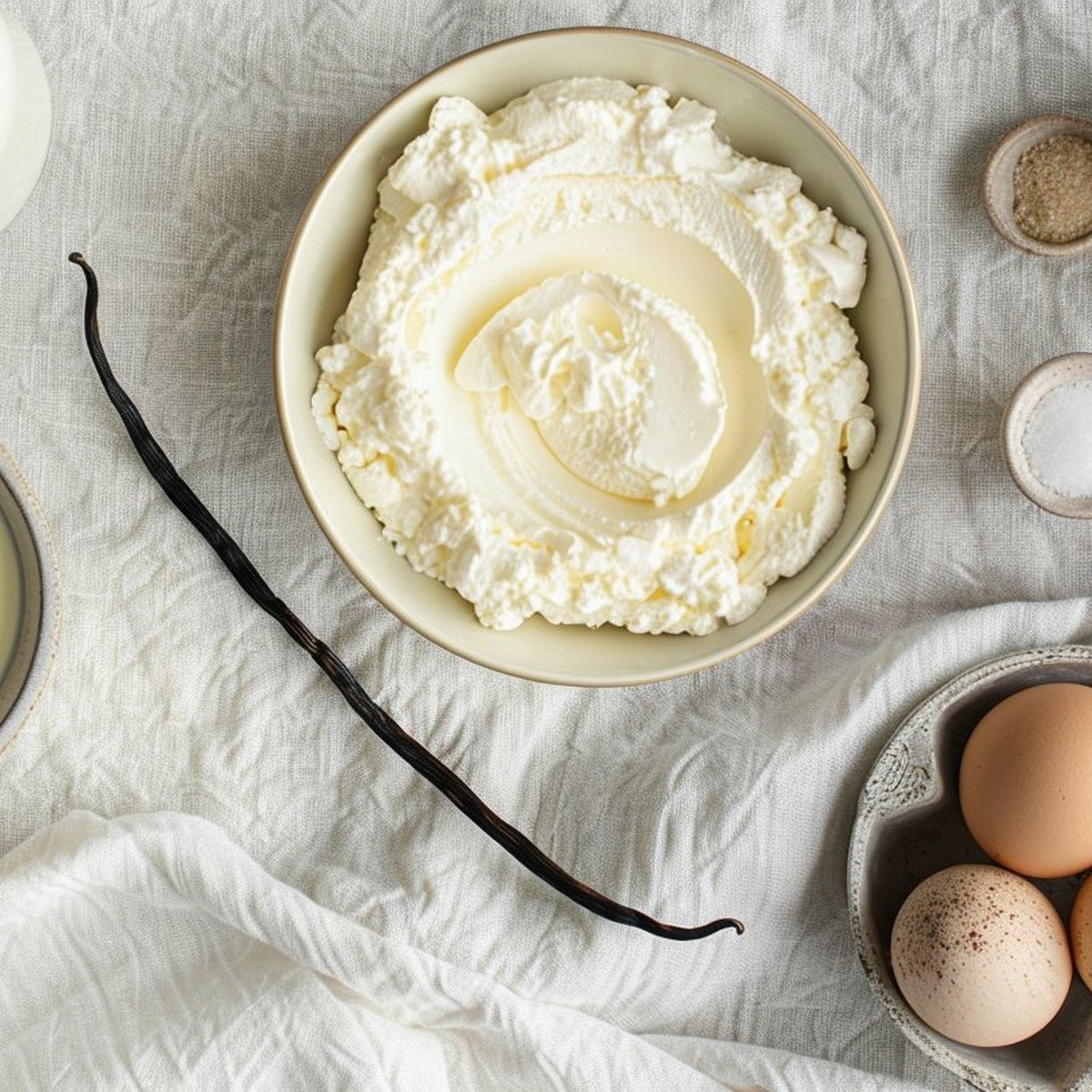 Glace Crème Brûlée — Ingrédients