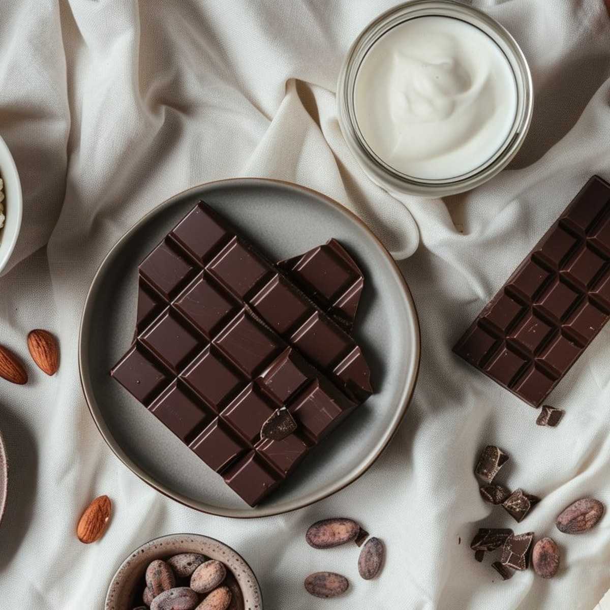 Glace Keto Chocolat Noir — Ingrédients