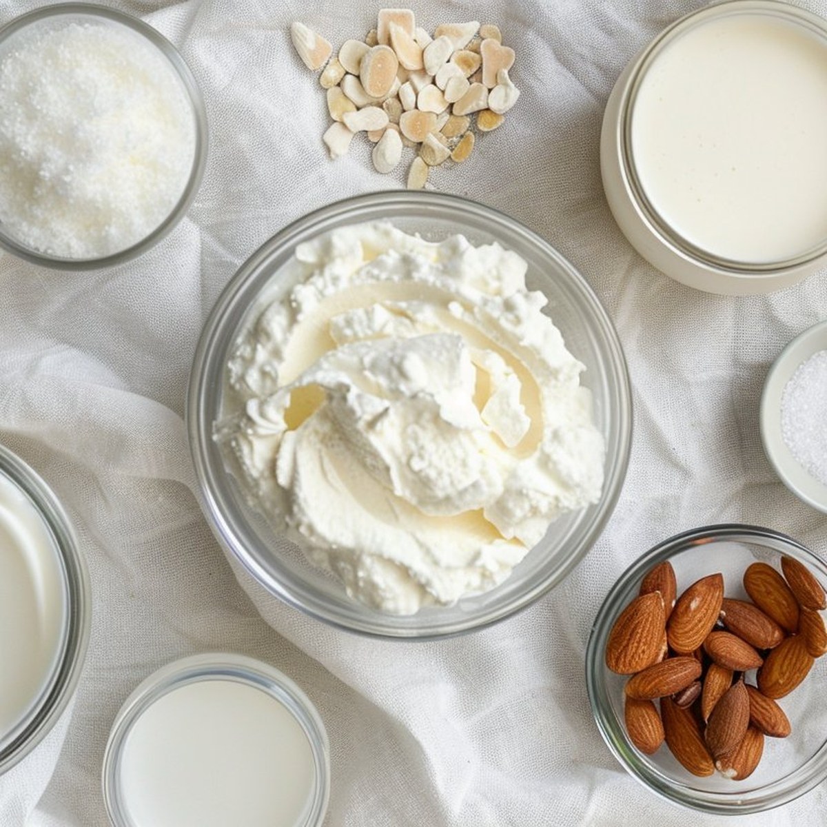 Glace Keto Vanille & Mascarpone — Ingrédients