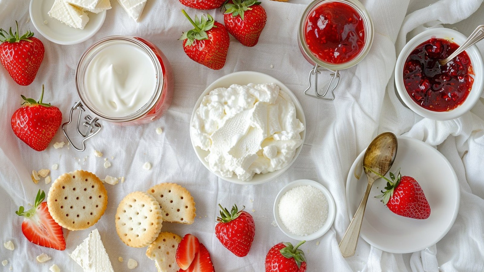 Newyorský Cheesecake s Jahodami Zmrzlina