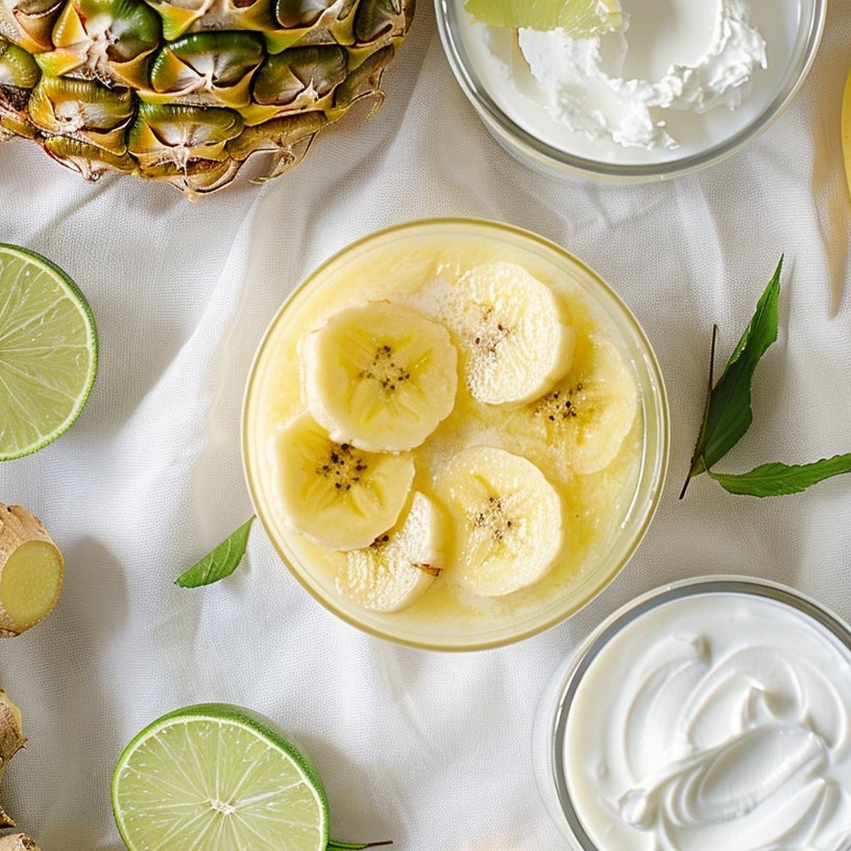 Glace Piña Colada Vegan — Ingrédients