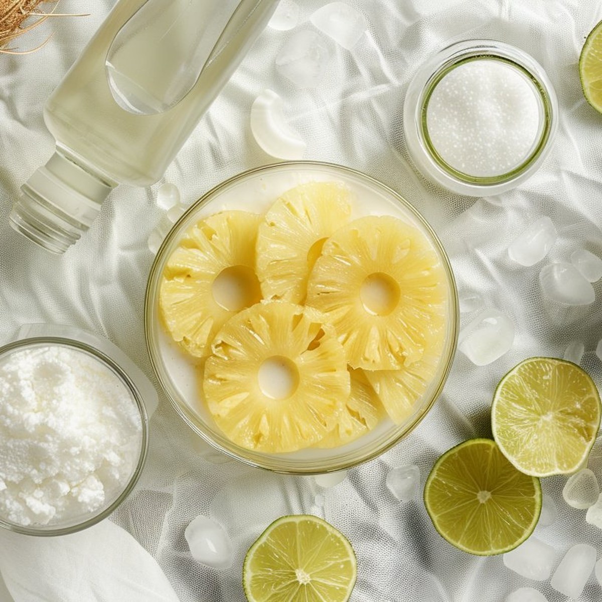 Cocktail Piña Colada au Rhum (fait avec la machine) — Ingrédients
