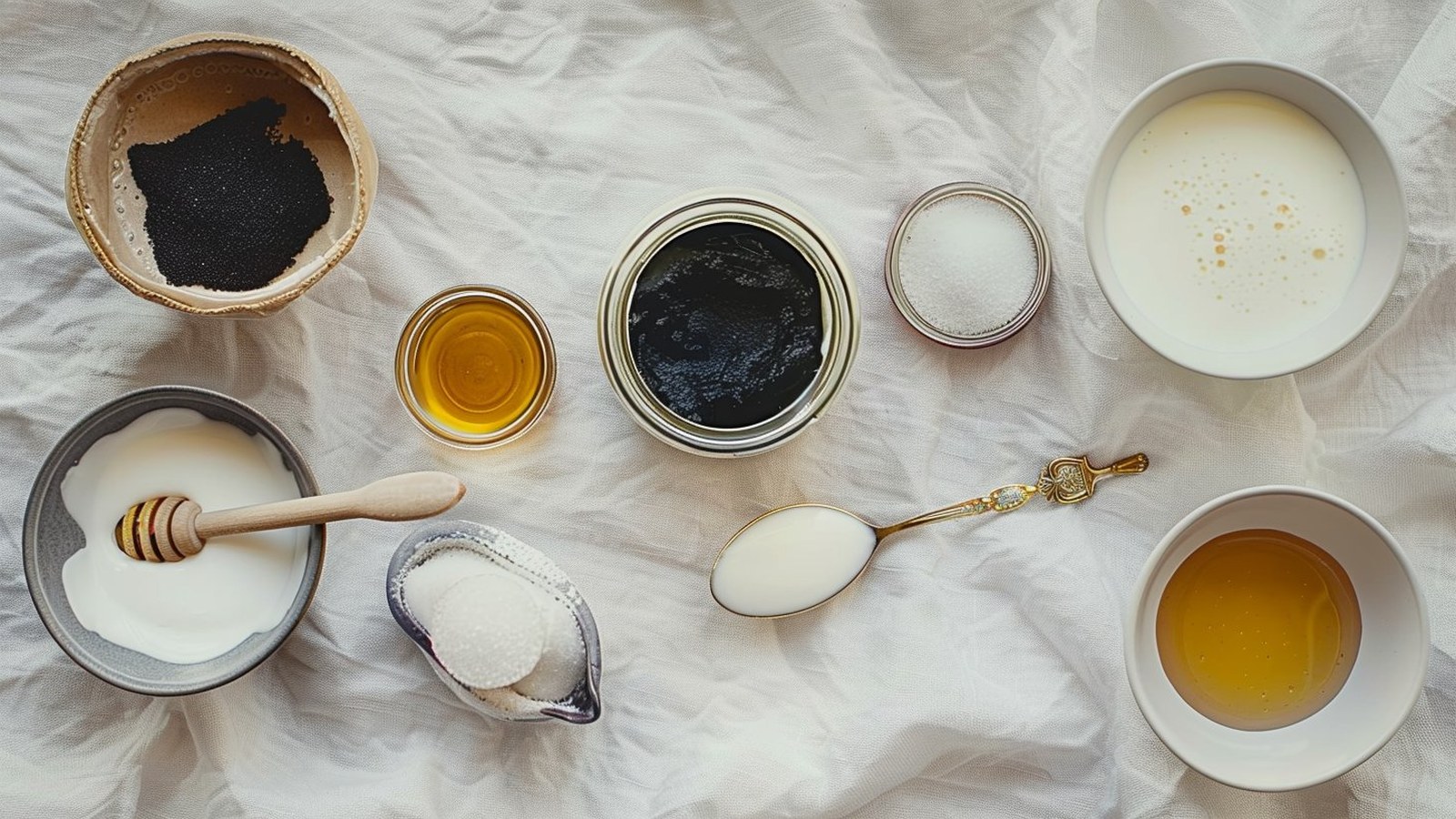 Schwarzer Sesam Gelato — einfache Version