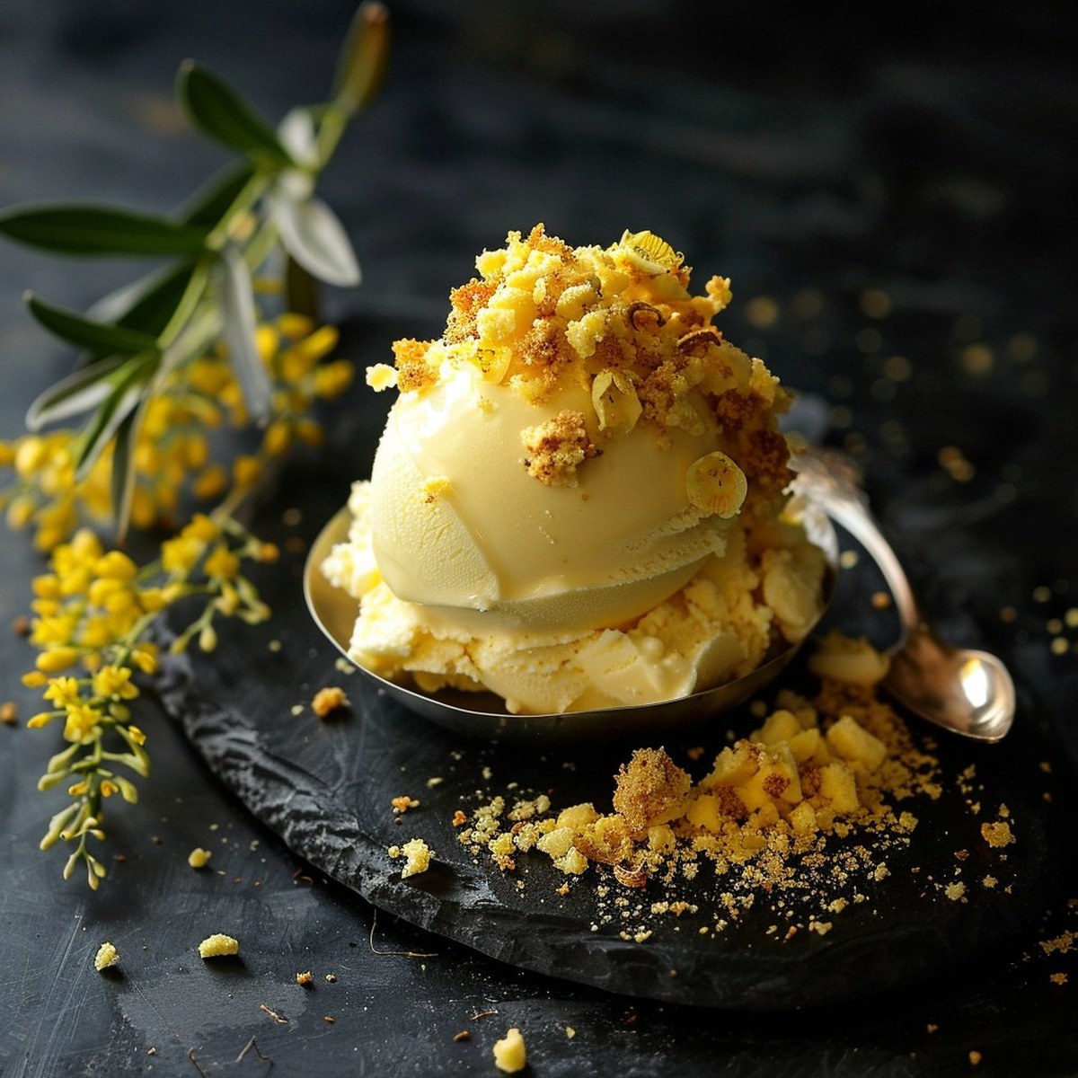 Glace Gâteau Mimosa