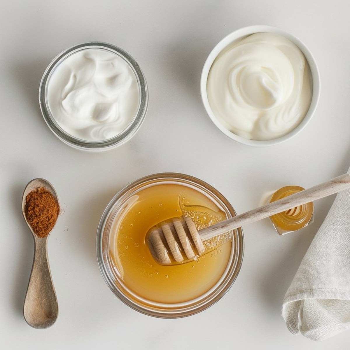 Frozen Yogurt à la Cannelle Épicée — Ingrédients
